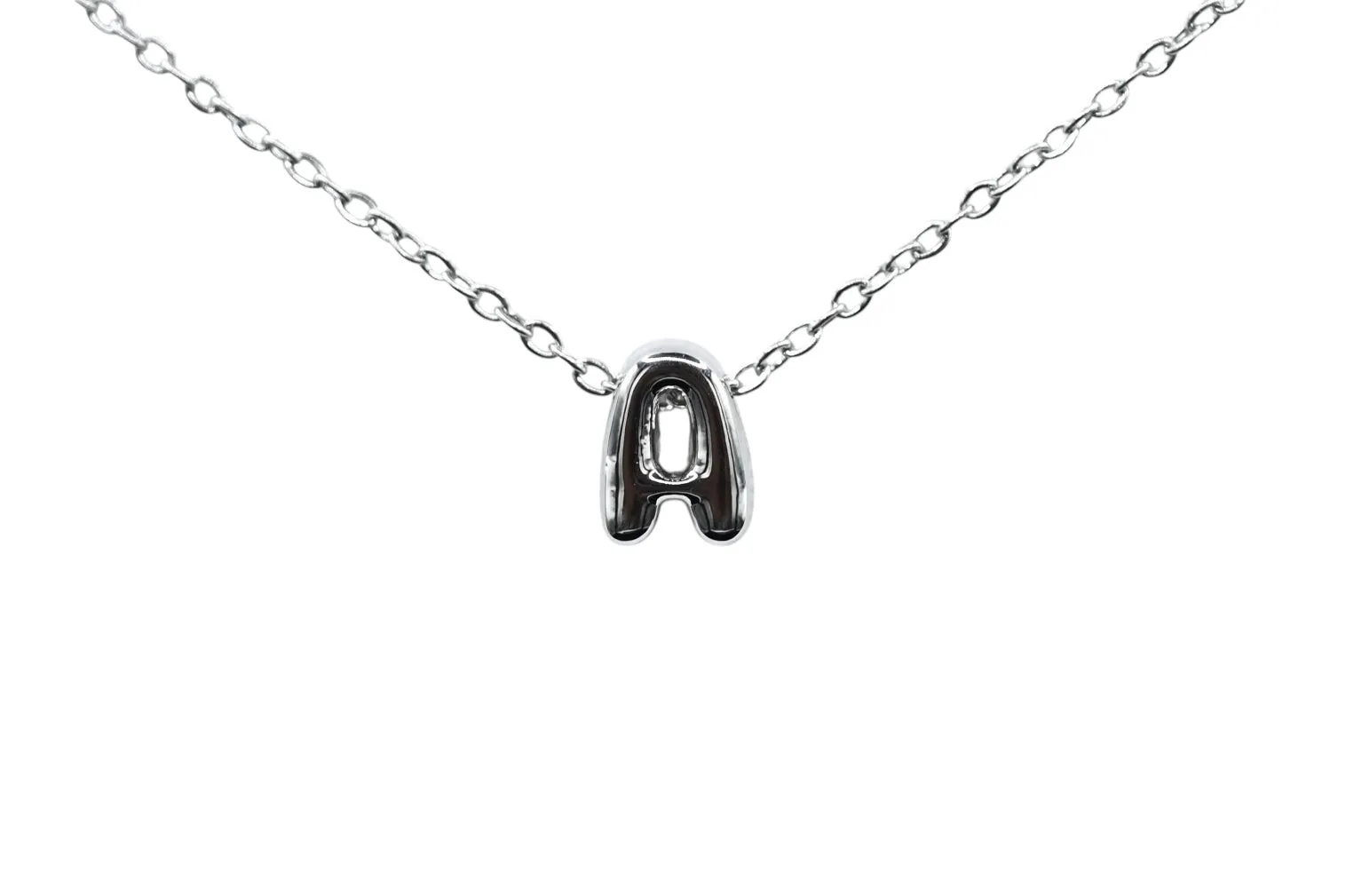 18K Gold Bubble Initials
