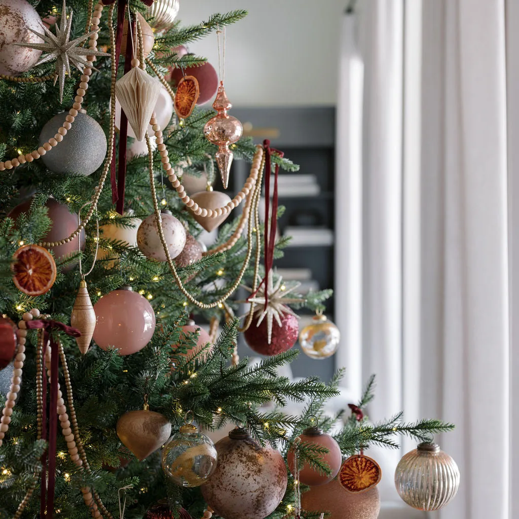 5" Mercury Marble Glass Ornament