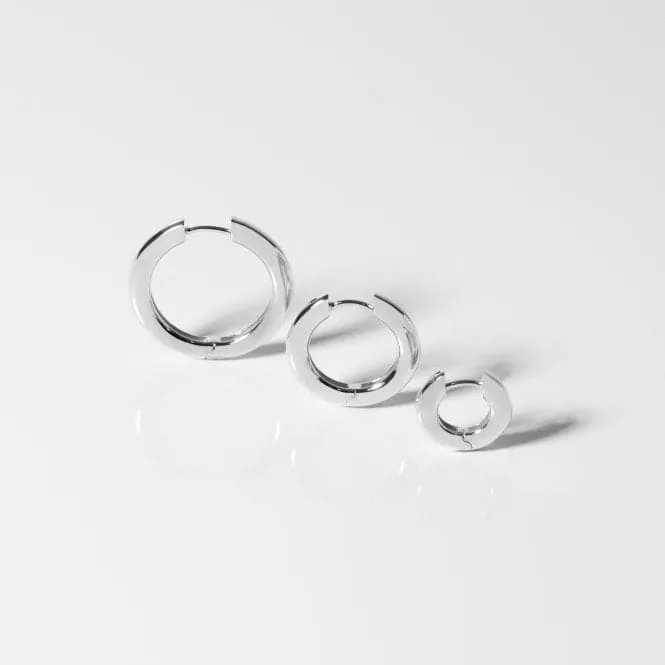 925 Sterling silver Carrara Pianura Medio Earrings SJ-E2471