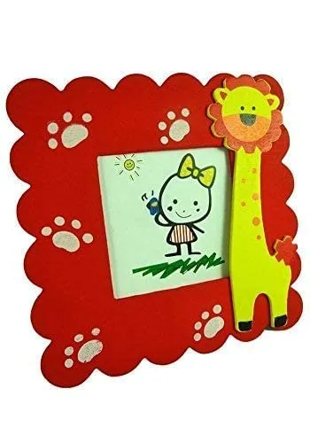 ABAJ Totam Wooden Animal Design Photo Frame - Set of 6