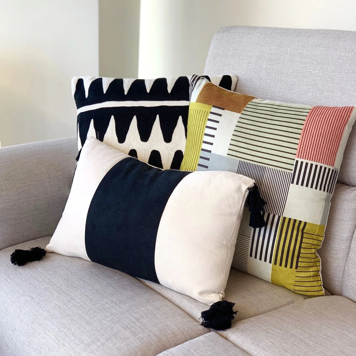 Abstract Colorful Art Padding Pillow