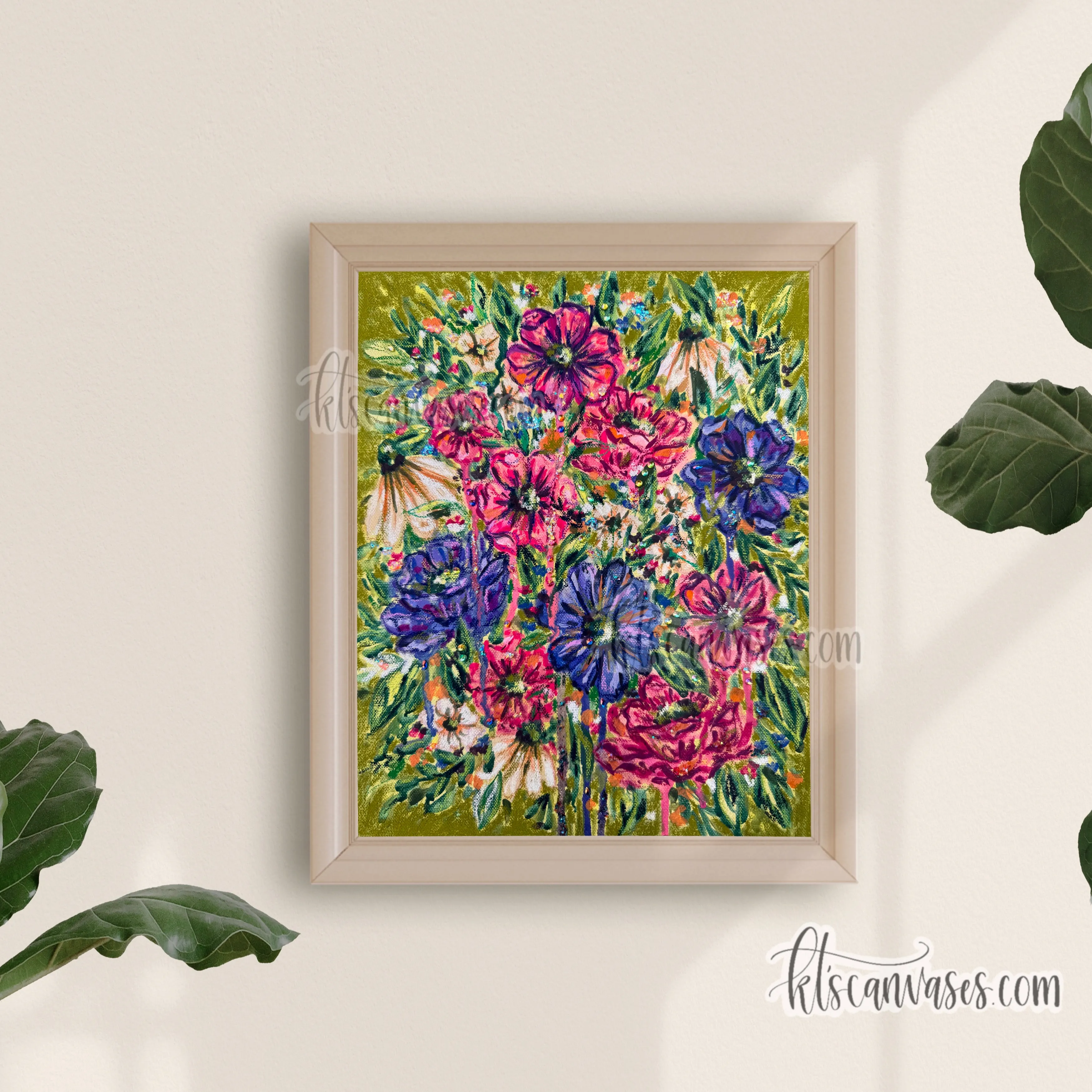 Abstract Garden No. 18 Art Print