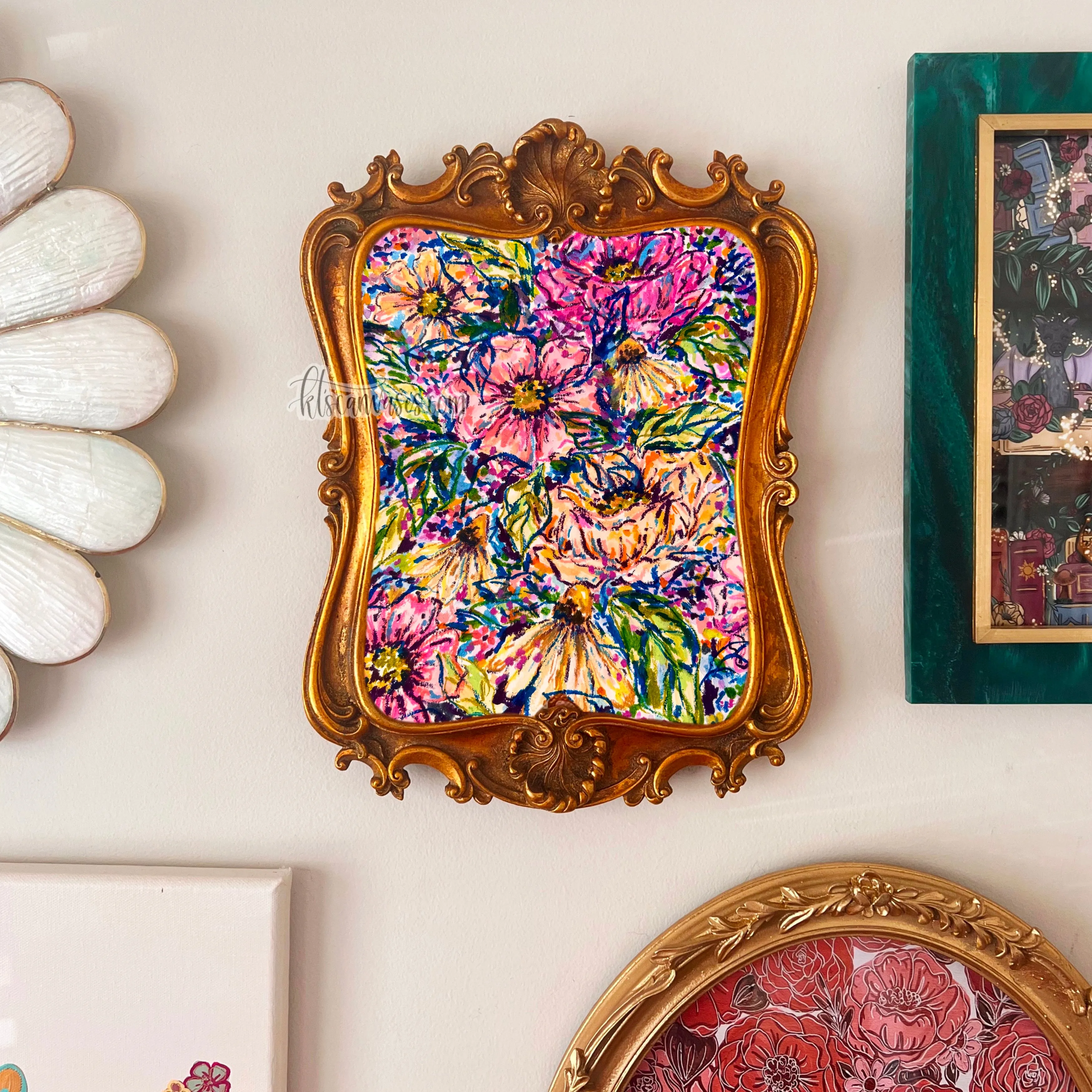 Abstract Garden No. 27 Art Print