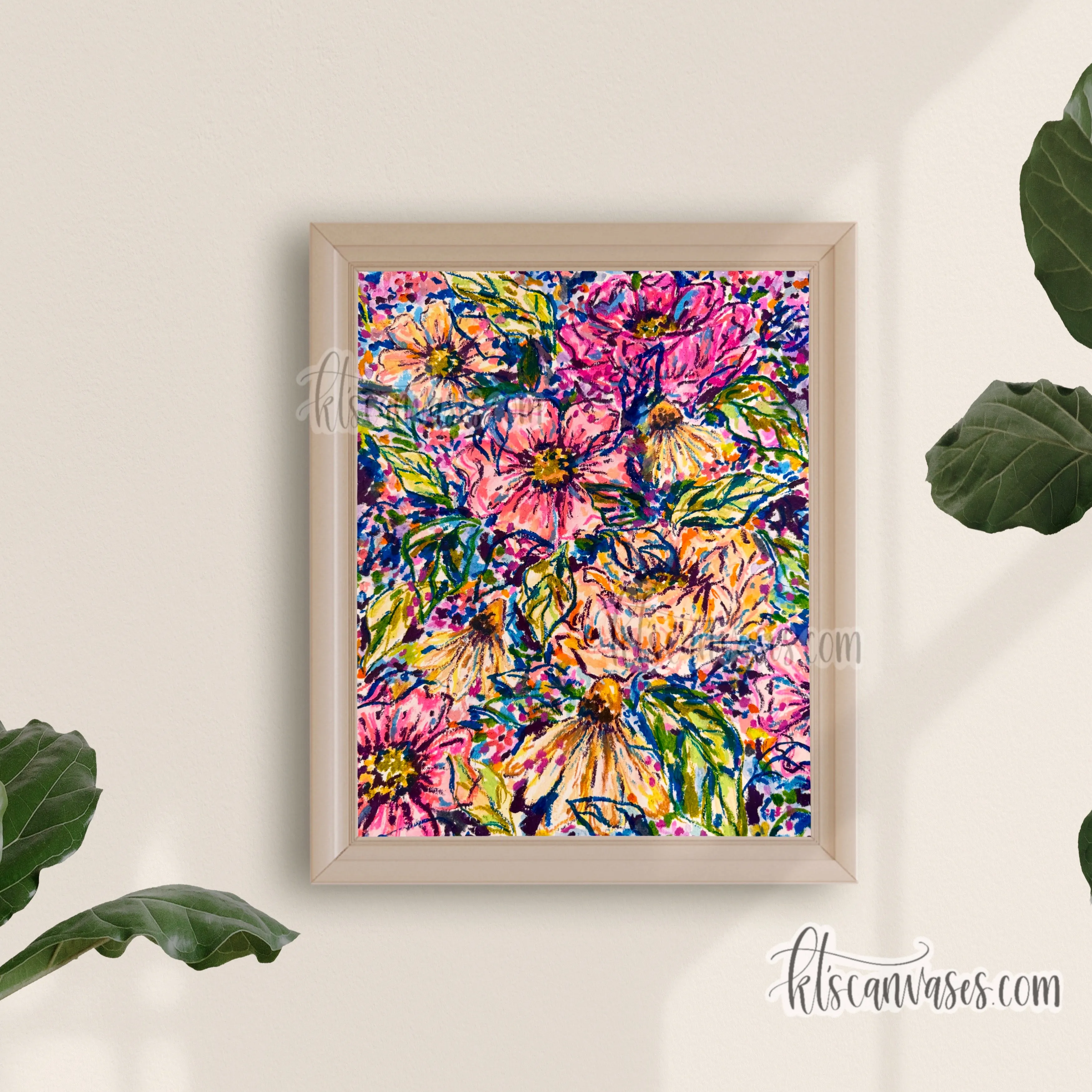 Abstract Garden No. 27 Art Print