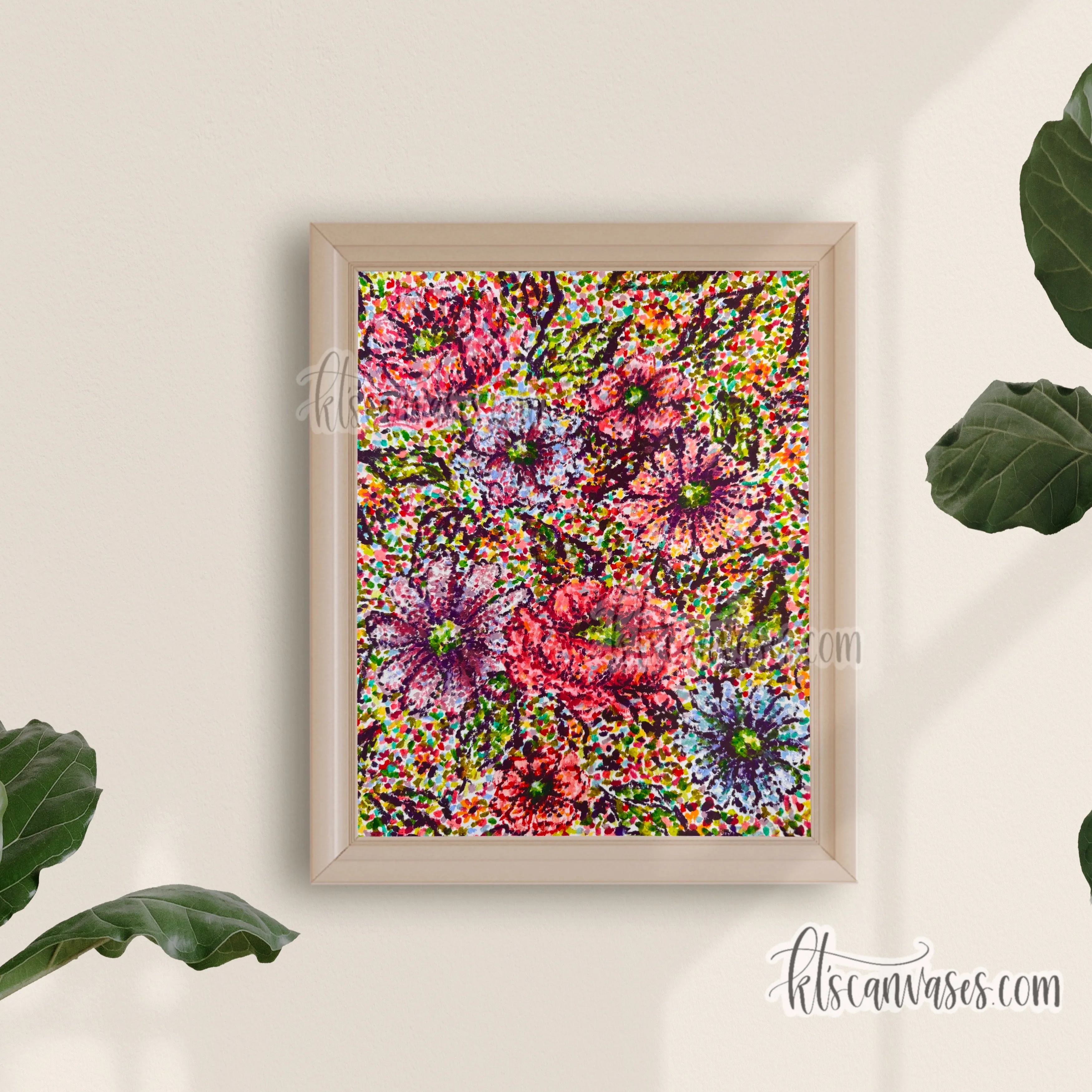 Abstract Garden No. 28 Art Print