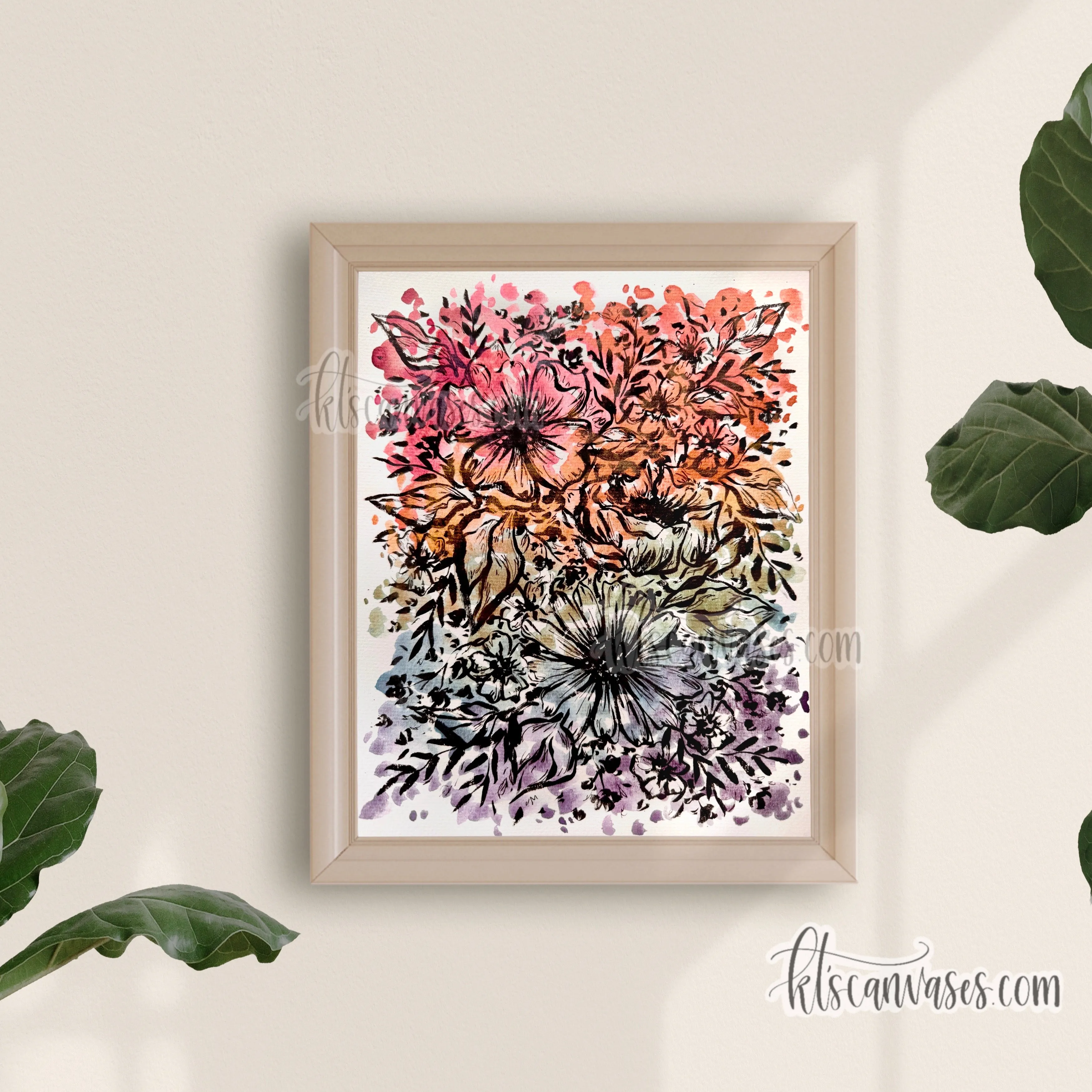 Abstract Garden No. 29 Art Print
