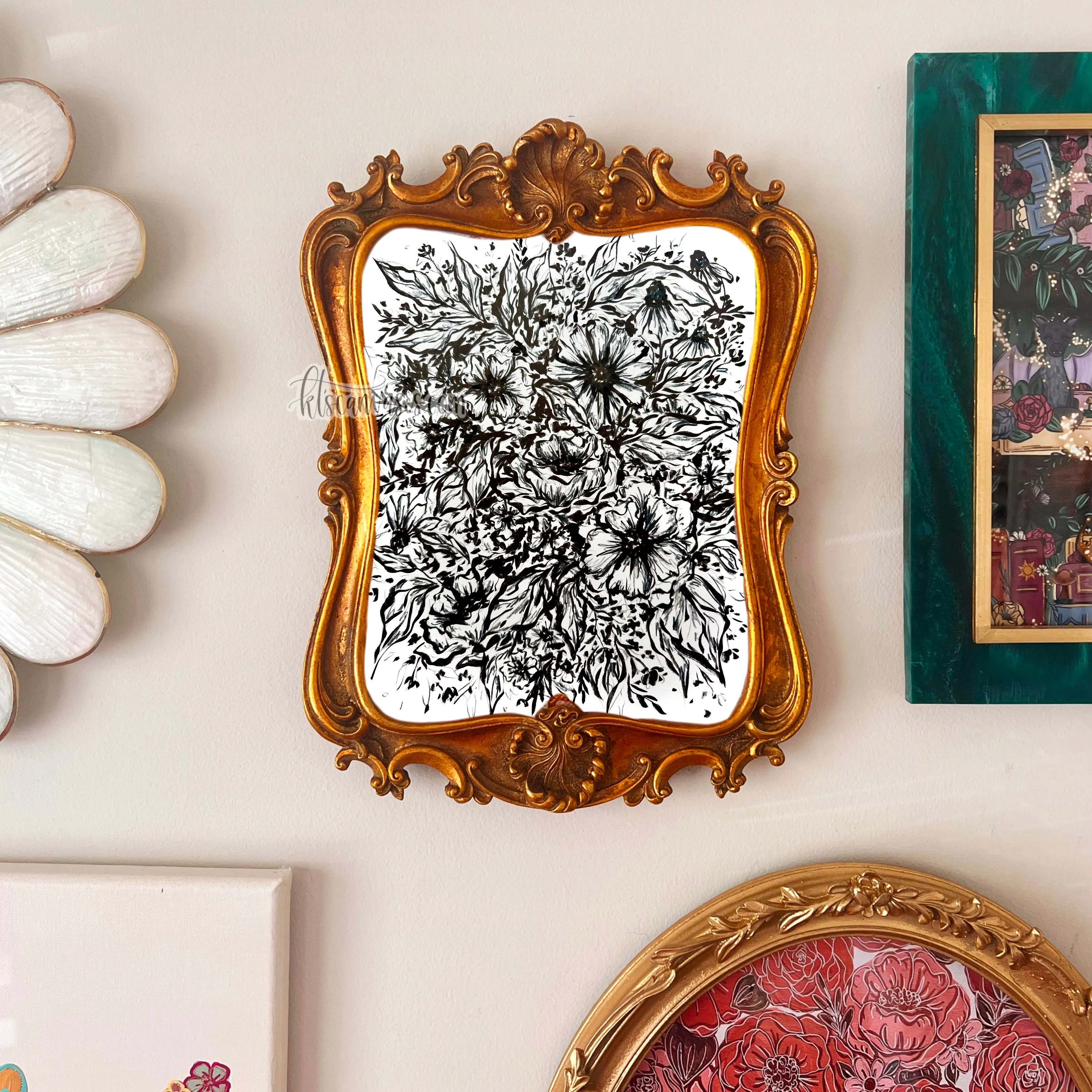 Abstract Garden No. 30 Art Print