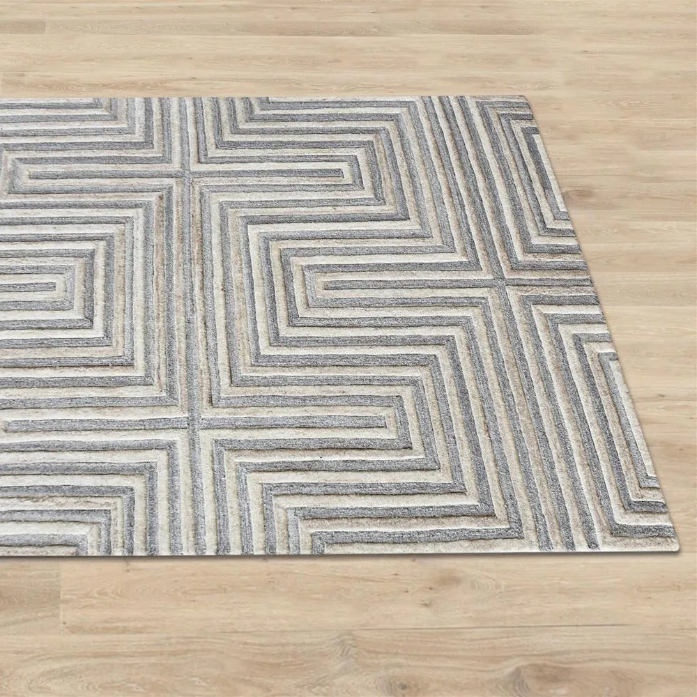 Agera Beige and Ivory Rug