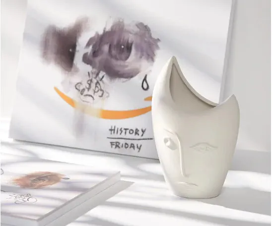 Art Face Ceramic Ornaments