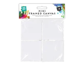 Artist Mini Framed Canvas 7cm x 7cm - 4 Pack (STA0304)
