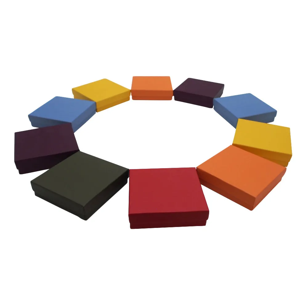 Assorted Matte Colors Cotton Filled Boxes