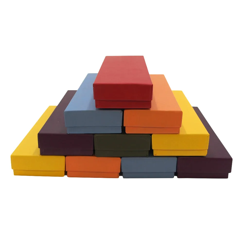 Assorted Matte Colors Cotton Filled Boxes