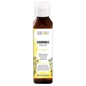 Aura Cacia Aromatherapy Body Oil Tranquil Chamomile 4 oz Liquid