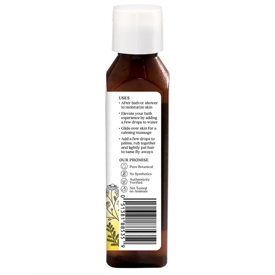 Aura Cacia Aromatherapy Body Oil Tranquil Chamomile 4 oz Liquid