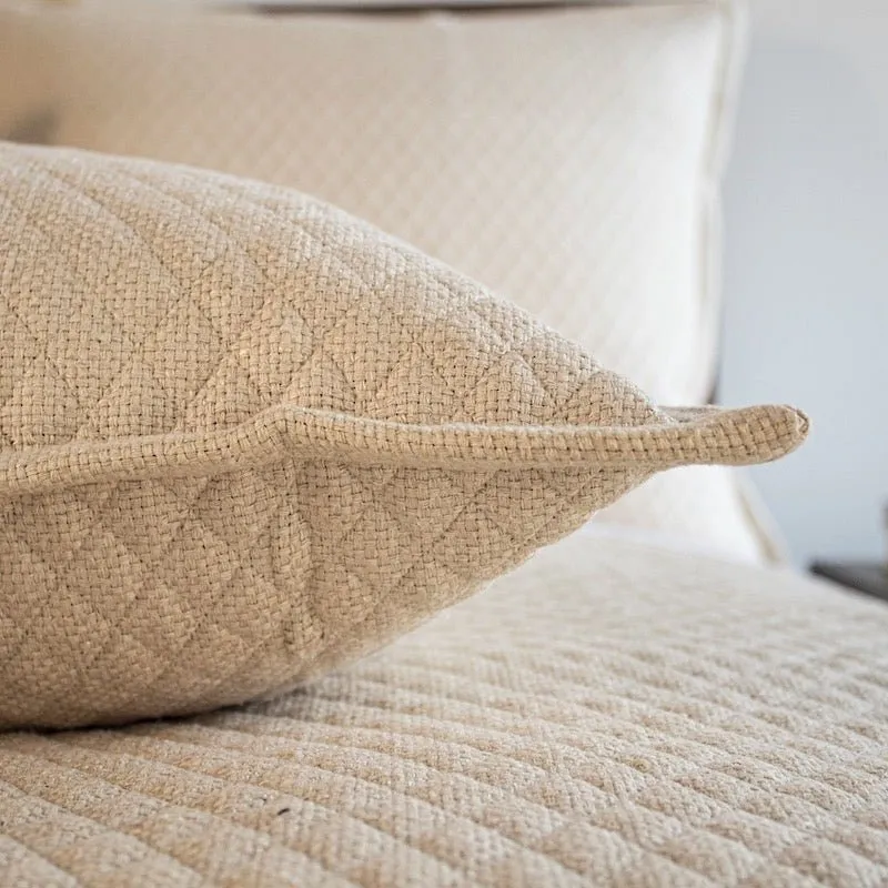 Basketweave Quilted Silk Coverlets by Ann Gish