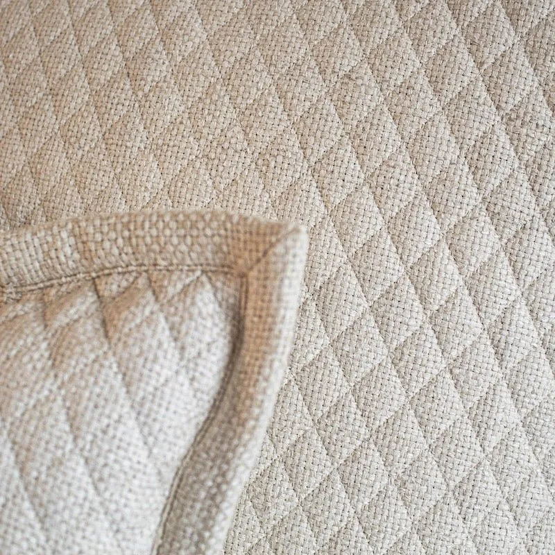 Basketweave Quilted Silk Coverlets by Ann Gish