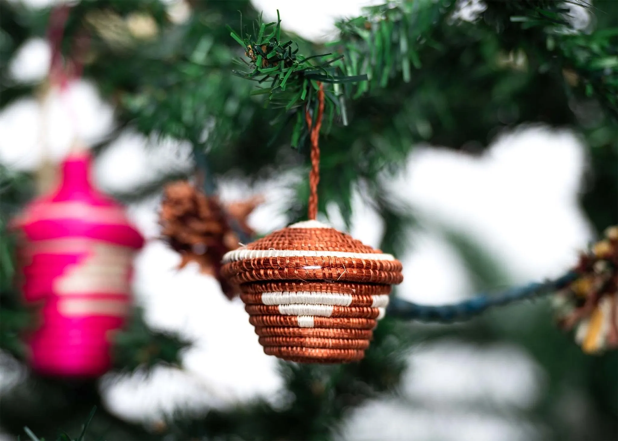 Boho Holiday Ornaments Set of Three