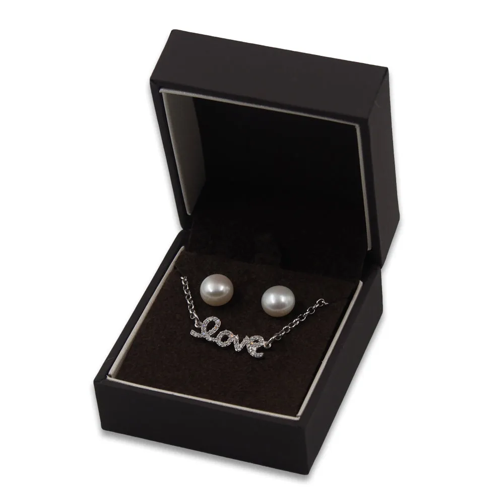 Brown Elegant Matte Boxes with Reversible Inserts