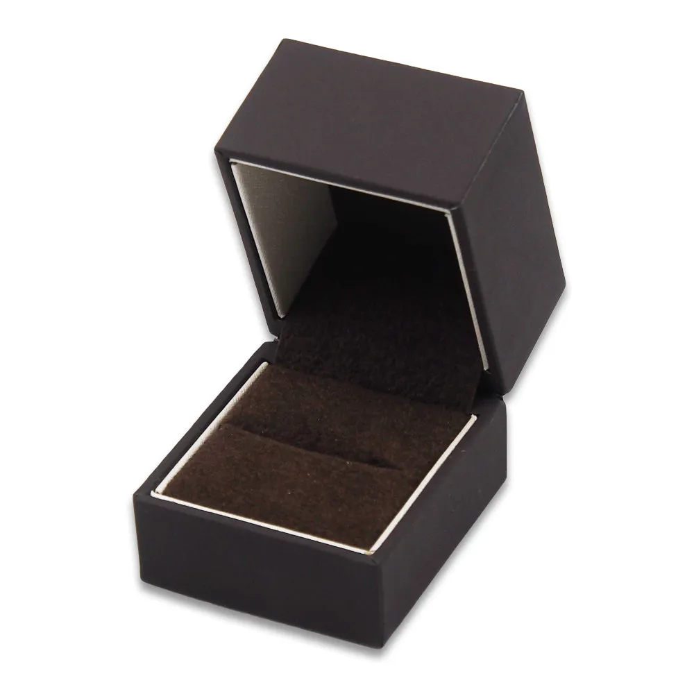 Brown Elegant Matte Boxes with Reversible Inserts
