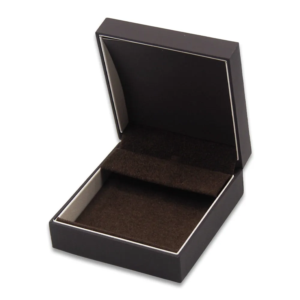 Brown Elegant Matte Boxes with Reversible Inserts
