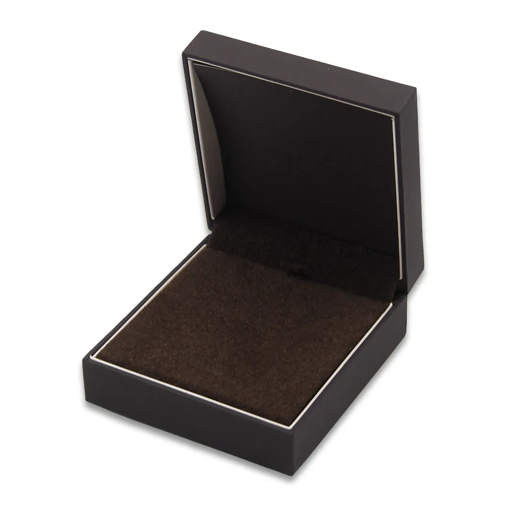 Brown Elegant Matte Boxes with Reversible Inserts