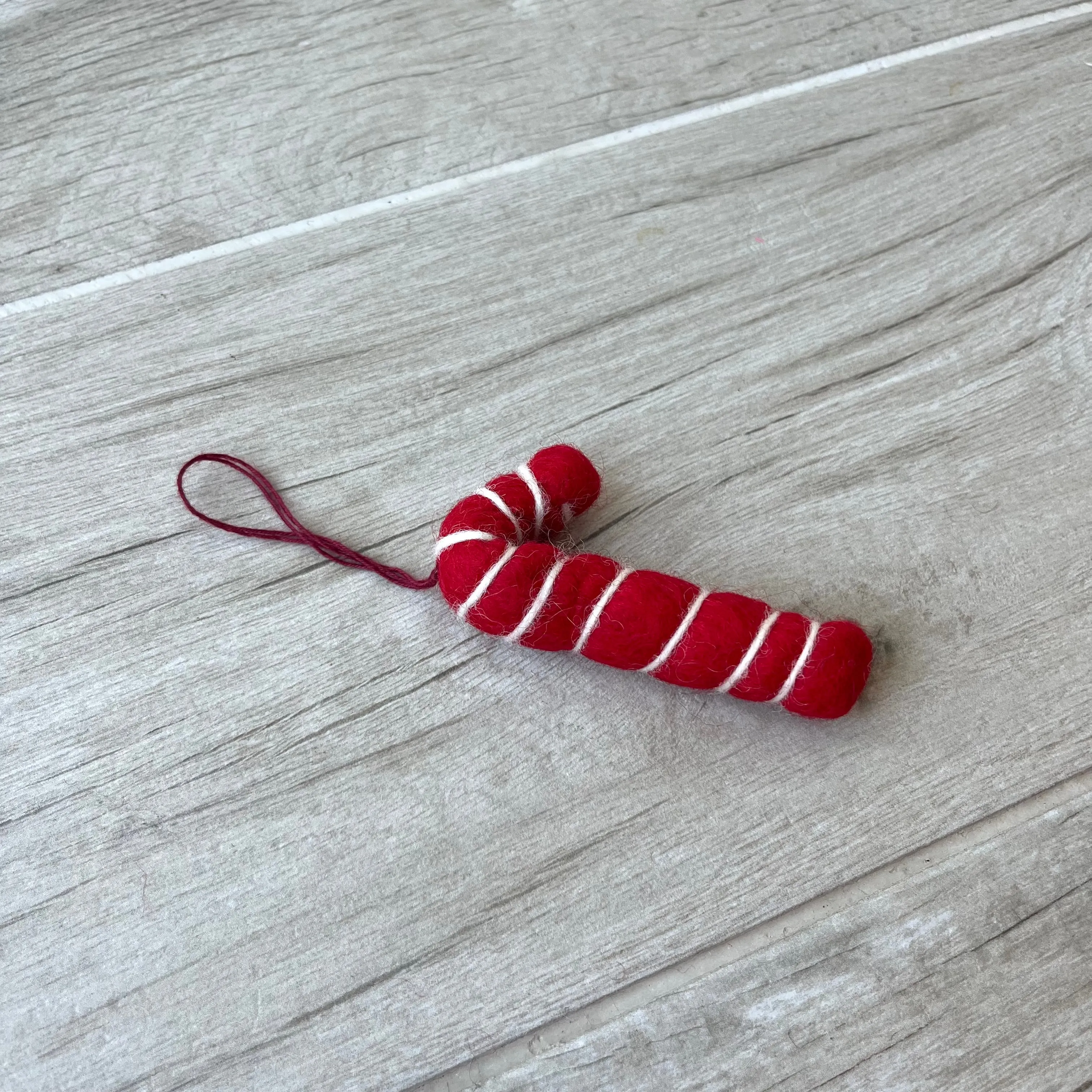 Candy Cane Felt Decoration