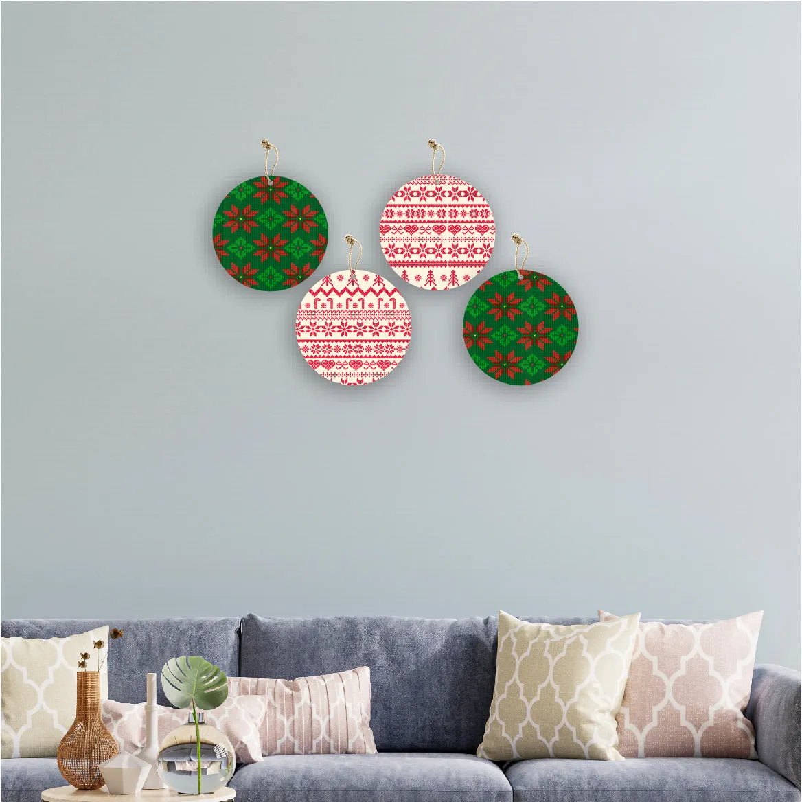 Christmas Theme Printed Wall Hanging Home Decorations House Bedroom Living Room