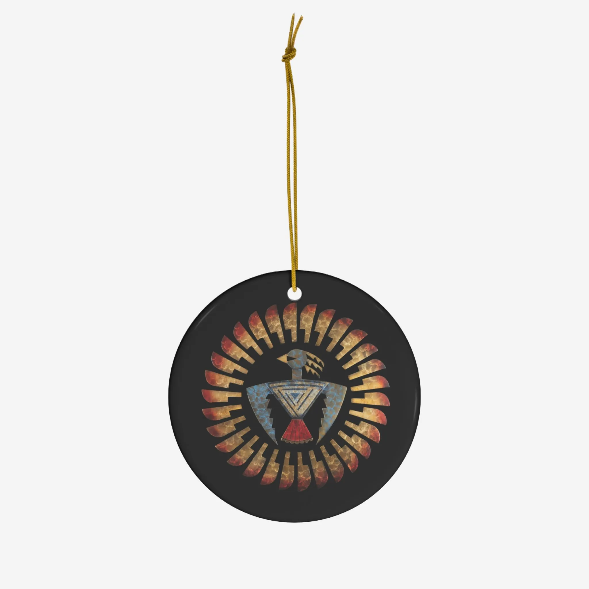 Circumspect Ceramic Ornament