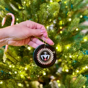 Circumspect Ceramic Ornament