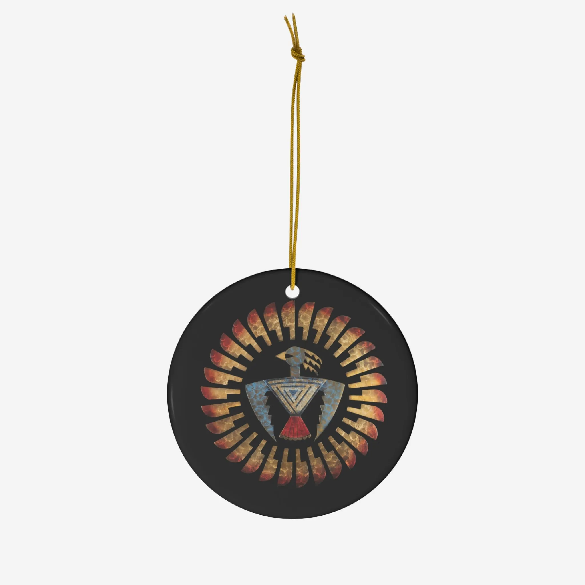 Circumspect Ceramic Ornament