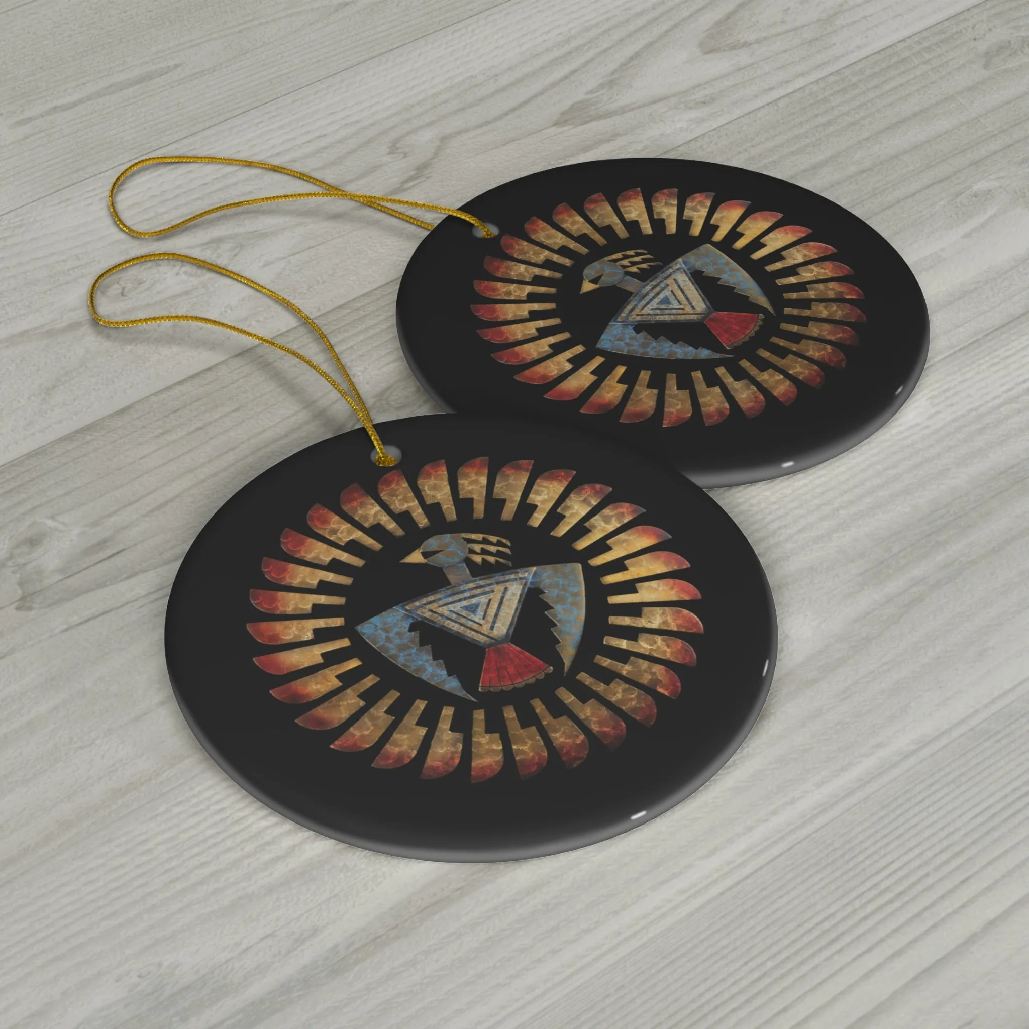 Circumspect Ceramic Ornament