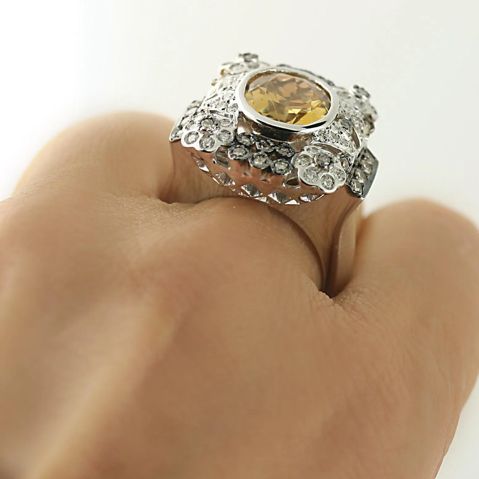 Citirne Diamond Ring White gold