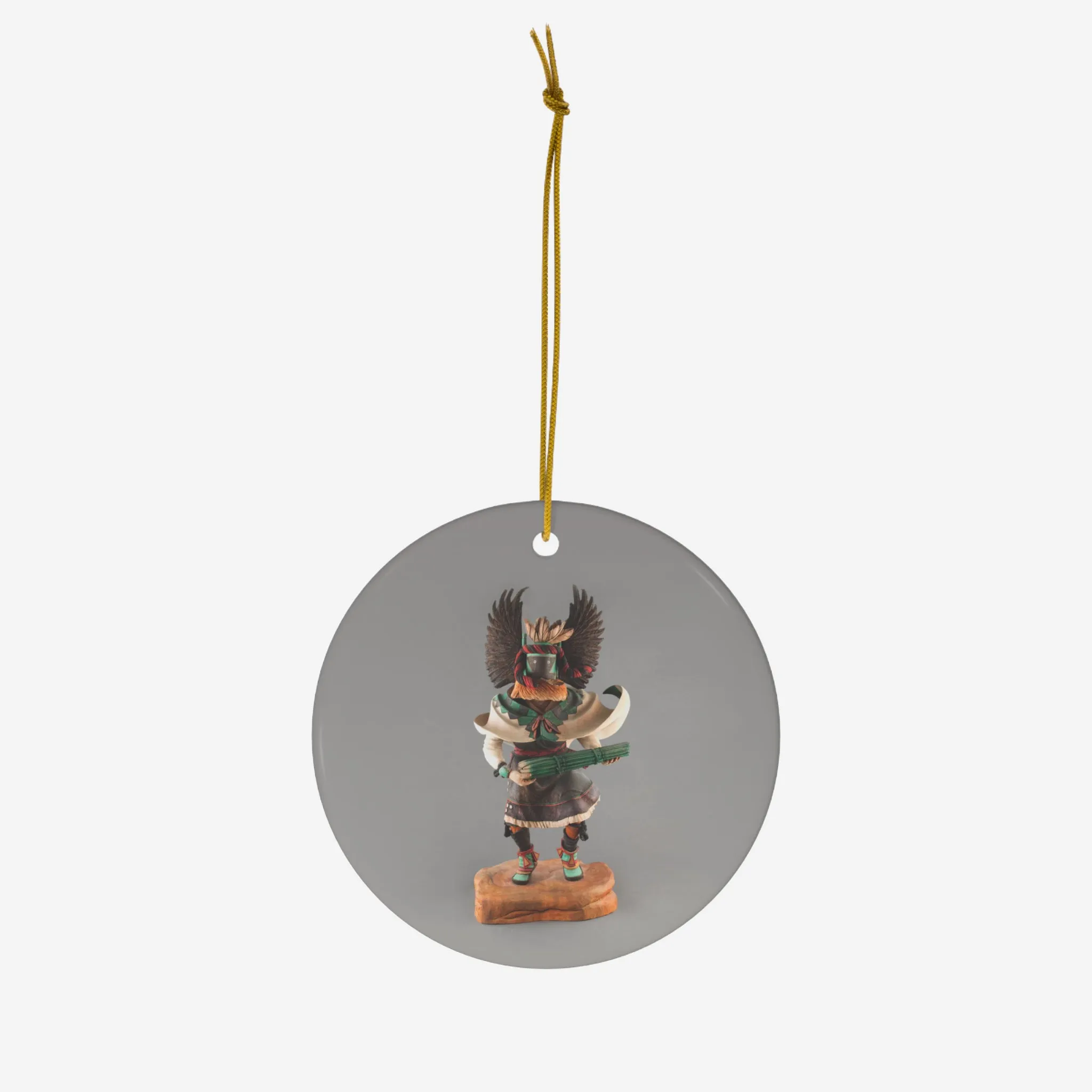Crow Mother Ceramic Ornament