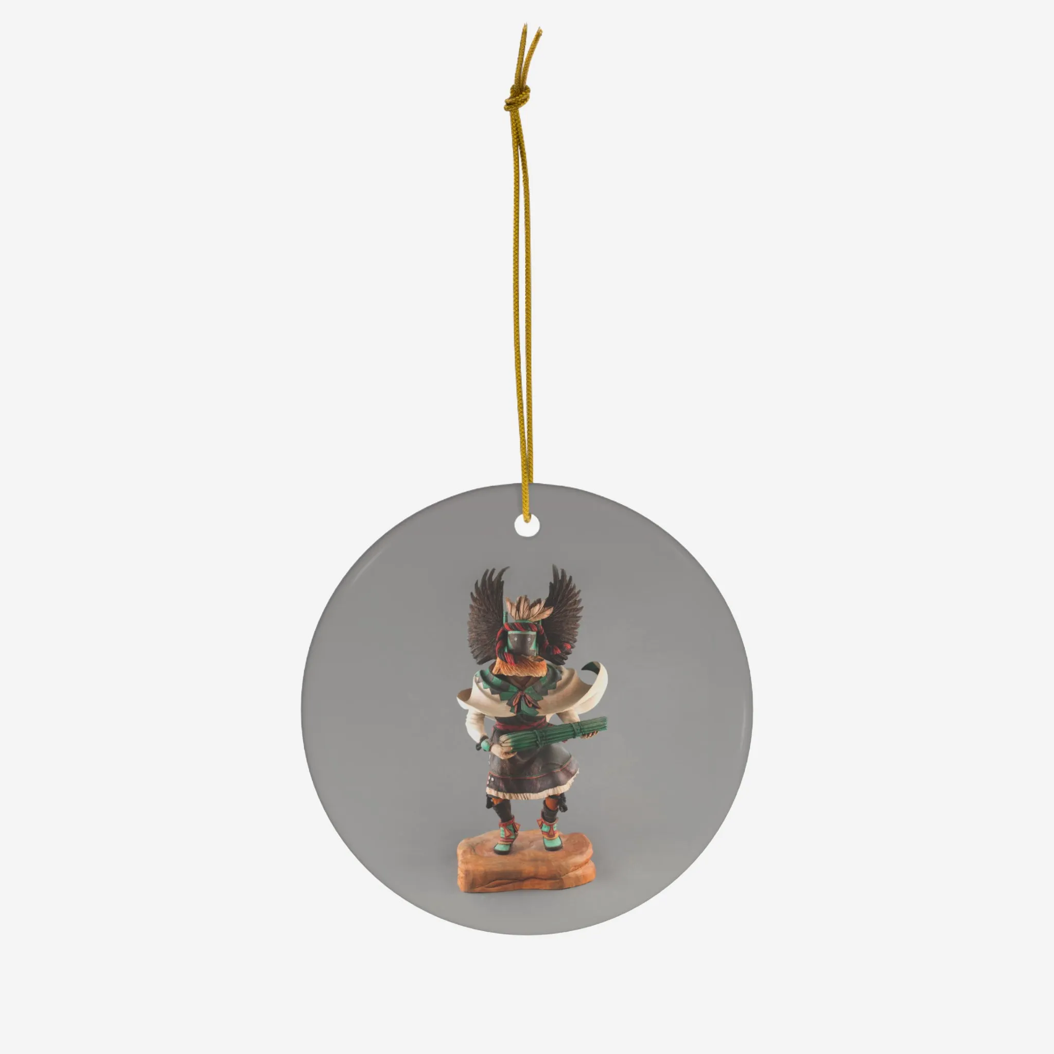 Crow Mother Ceramic Ornament