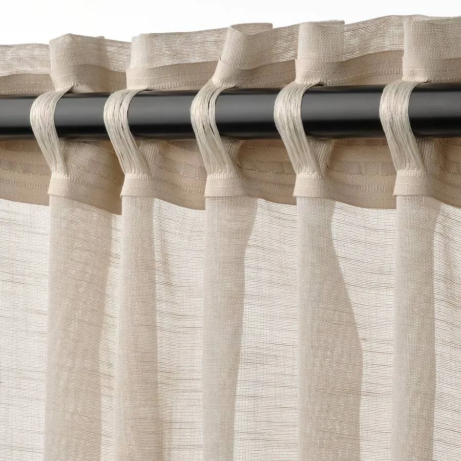 Curtains Ikea Hallebracka 145X250 2 pcs, beige