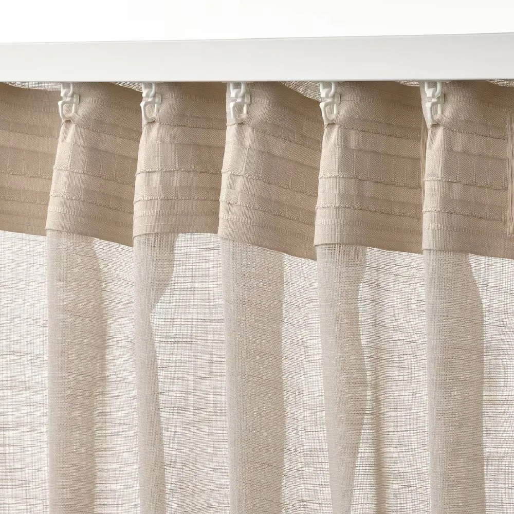 Curtains Ikea Hallebracka 145X250 2 pcs, light beige