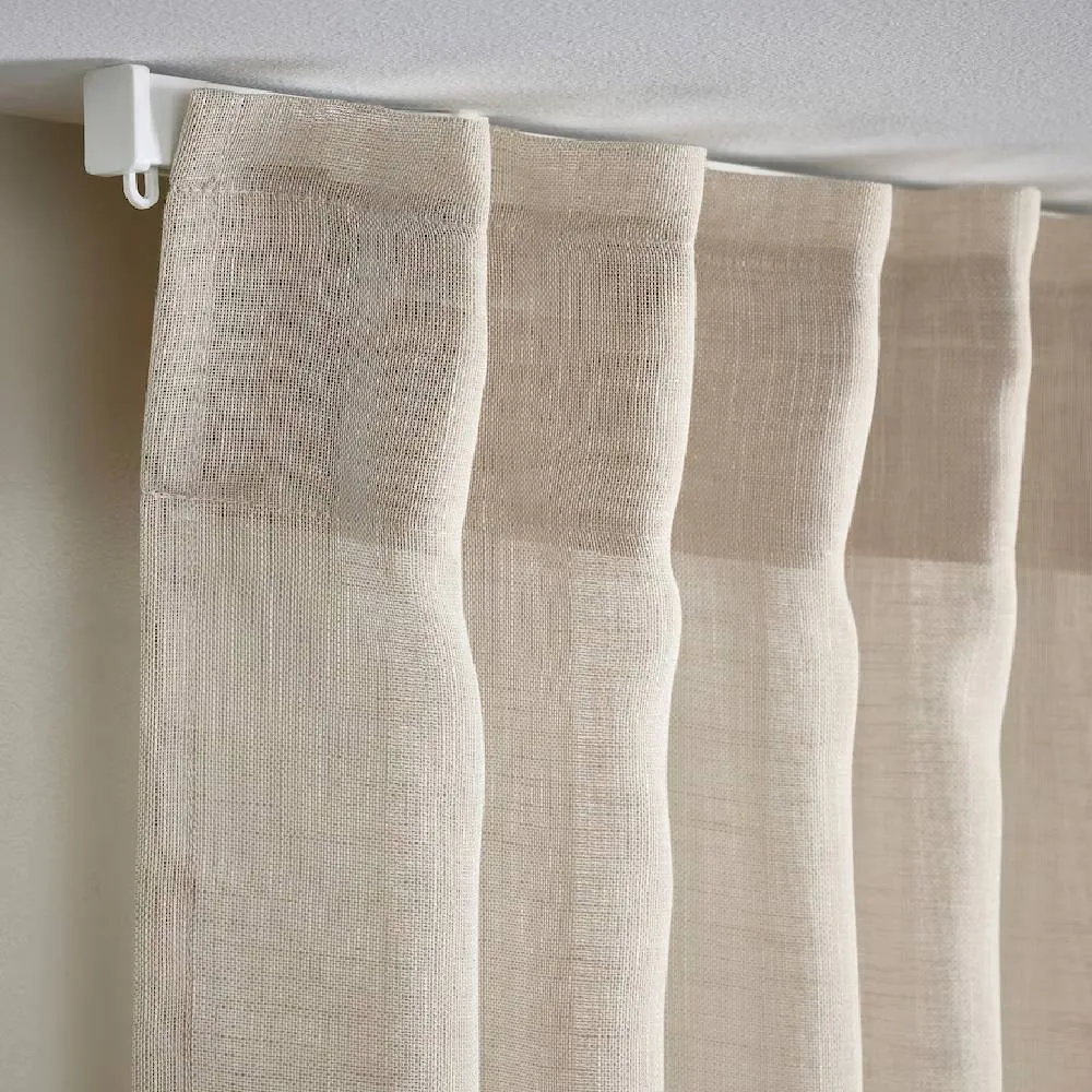 Curtains Ikea Hallebracka 145X250 2 pcs, light beige