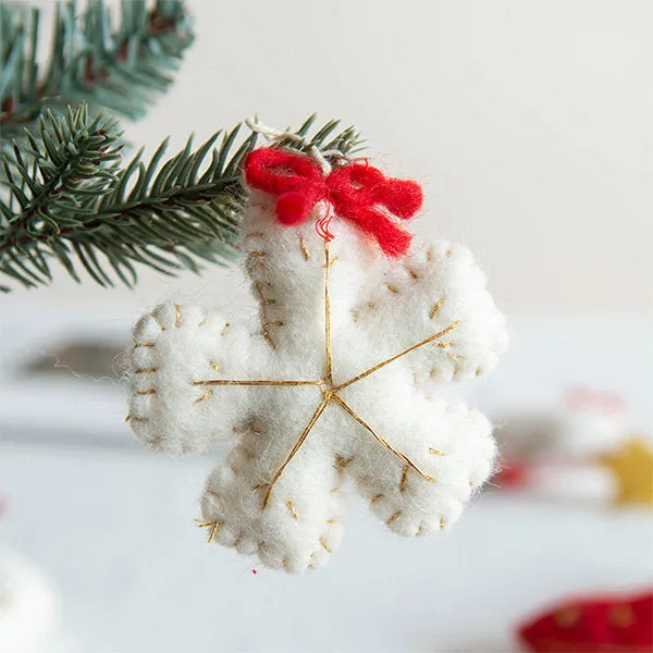 Cute Felted Christmas Ornaments