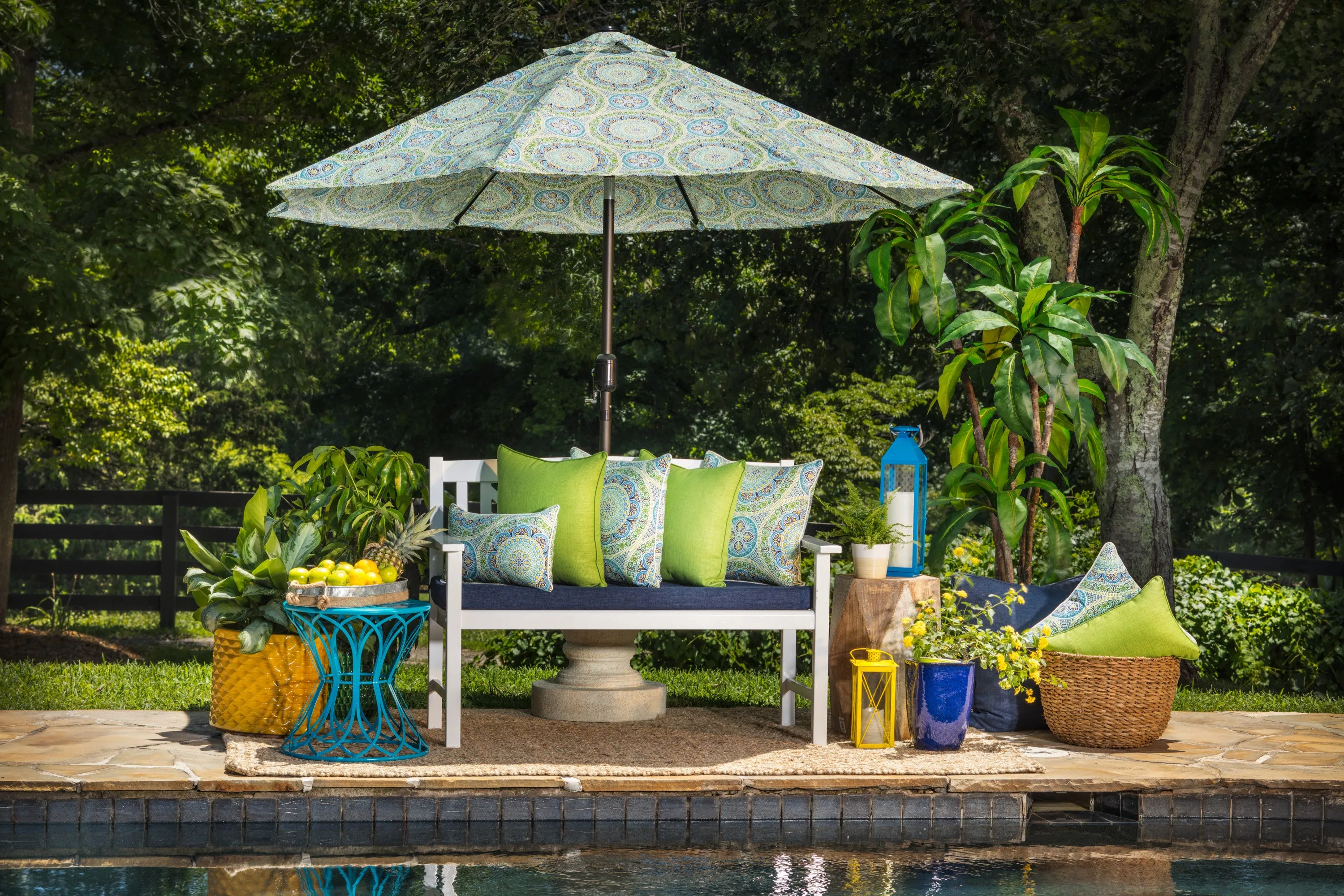 Delancey Lagoon 16.5-Inch Throw Pillow (Set of 2)