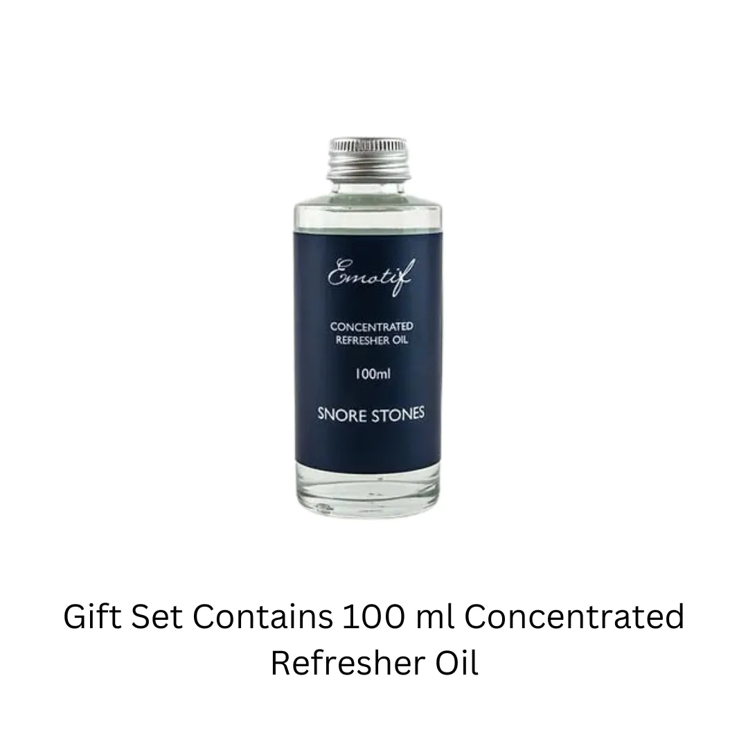 ESSENTIAL OIL AROMATHERAPY SNORE STONES GIFT SET
