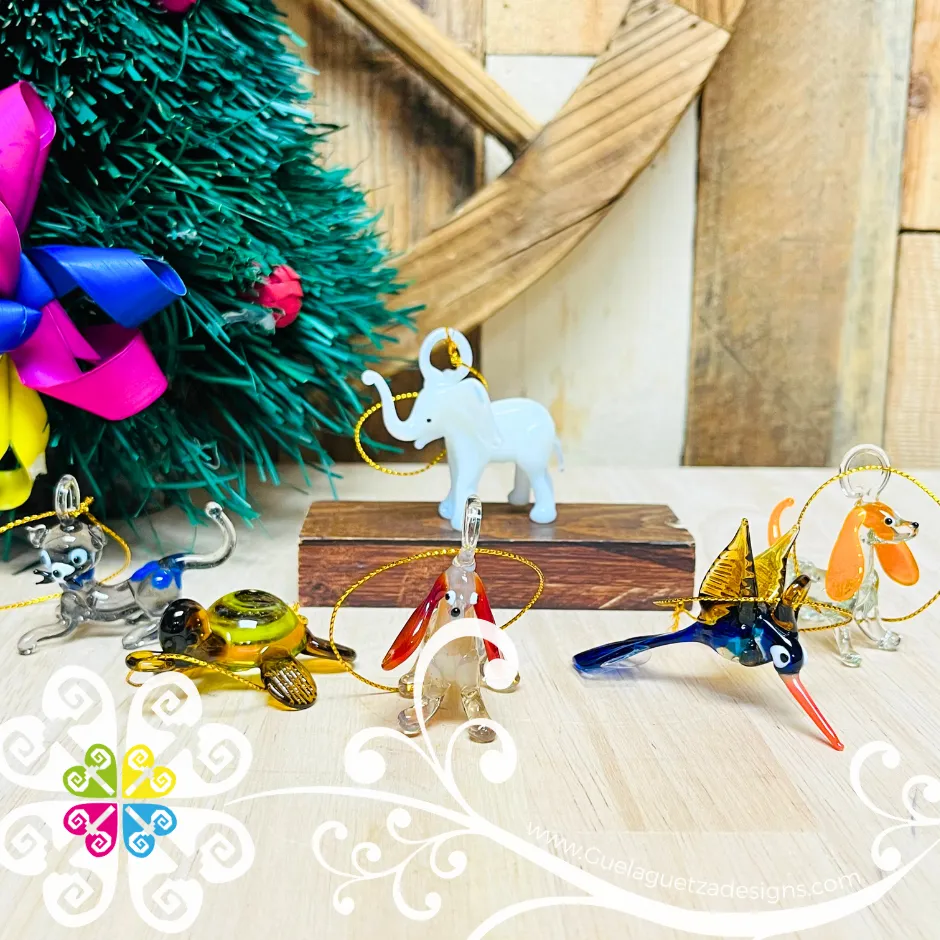 Glass Fauna Ornaments - Christmas Vidrio Soplado Ornaments