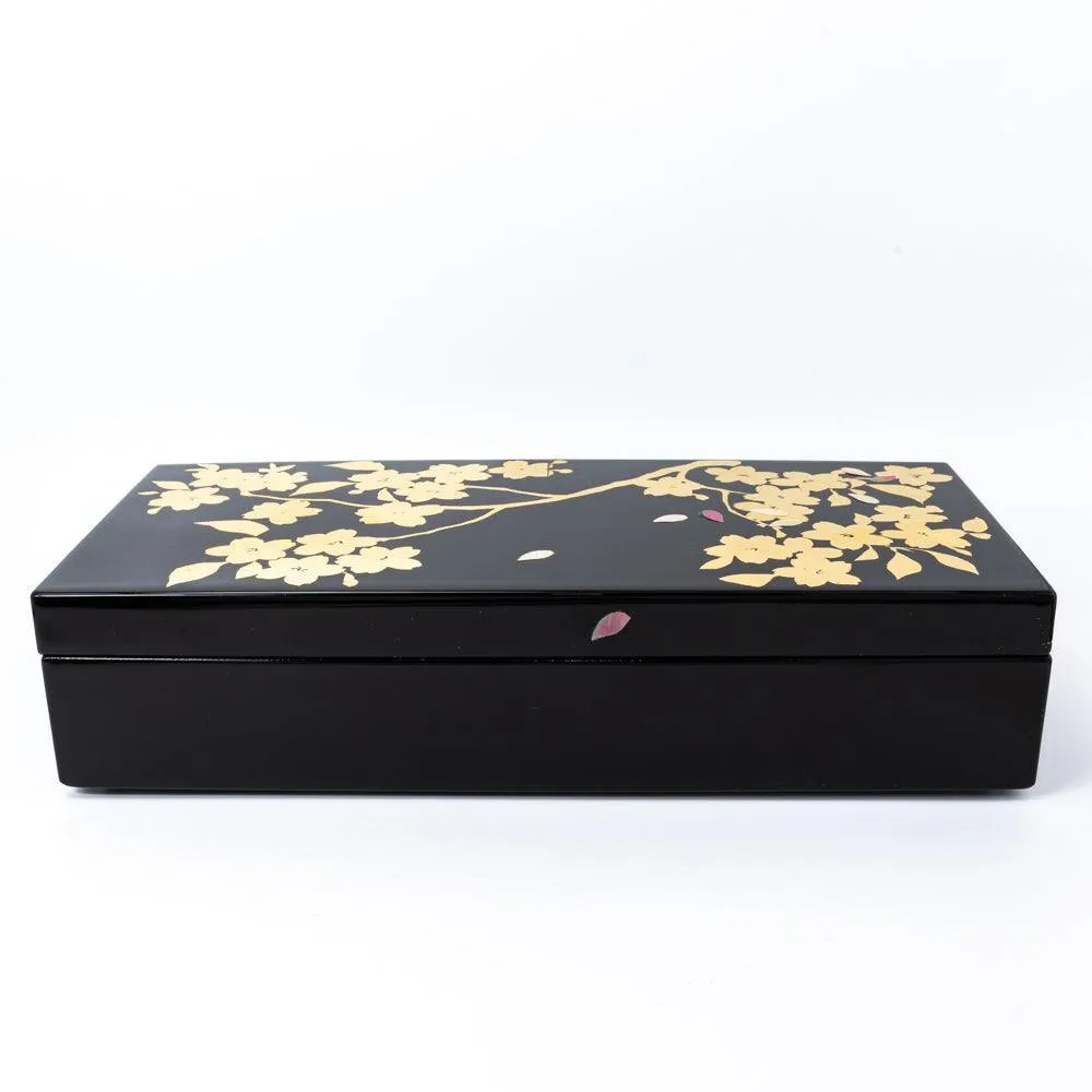 Gold Leaf Sakura Pen Box