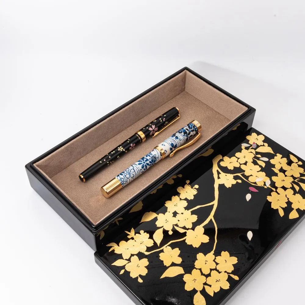 Gold Leaf Sakura Pen Box