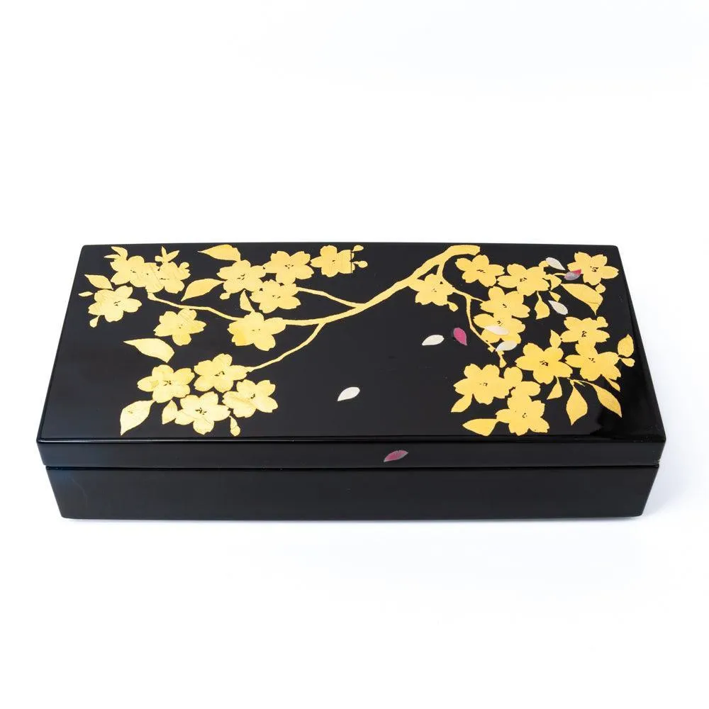 Gold Leaf Sakura Pen Box