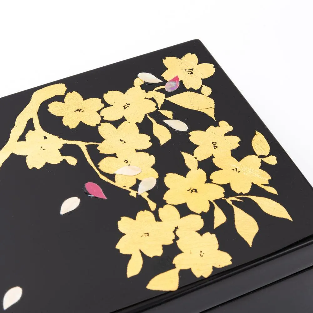 Gold Leaf Sakura Pen Box