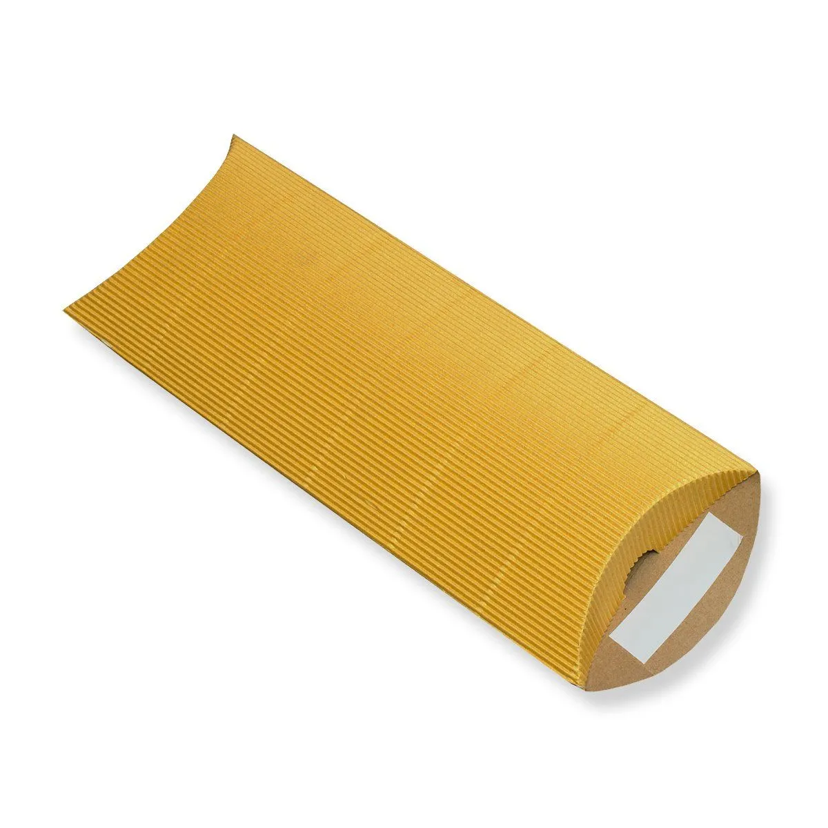 Gold Pillow Boxes - Corrugated