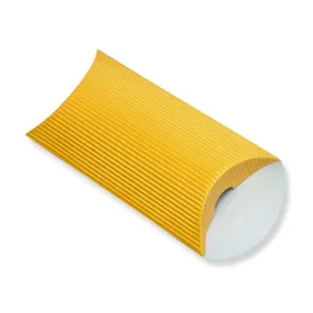 Gold Pillow Boxes - Corrugated