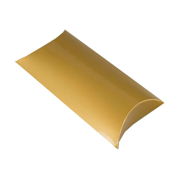 Gold Pillow Boxes - Glossy