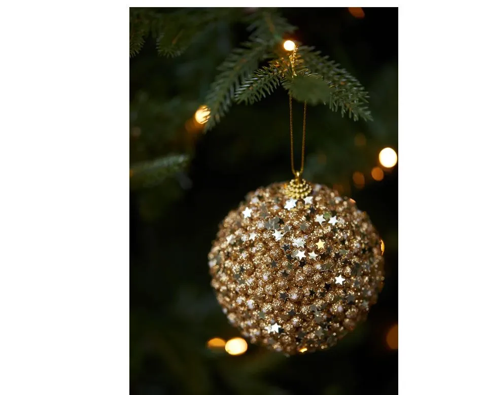 Gold Stars Bauble