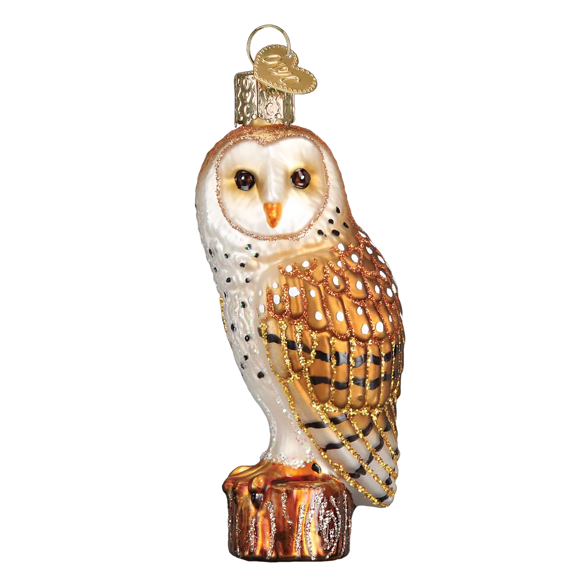 Handblown Glass Ornament- Owl